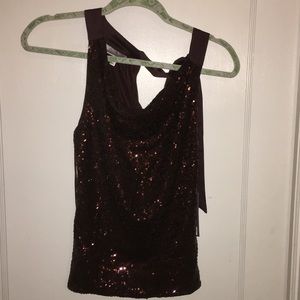Sparkly brown top